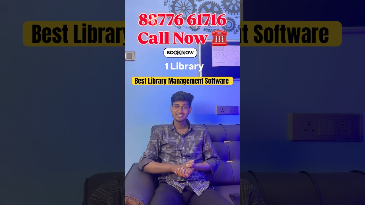 Library Management Software🔥| Best Library Management System for Digital & Self Study Library🚀