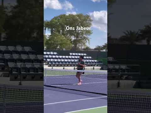 Ons Jabeur😍 Indian Wells 2024 practice #tennis #ons #jabeur #onsjabeur