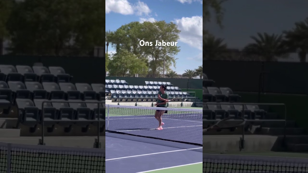 Ons Jabeur Practice at Indian Wells 2024 🎾