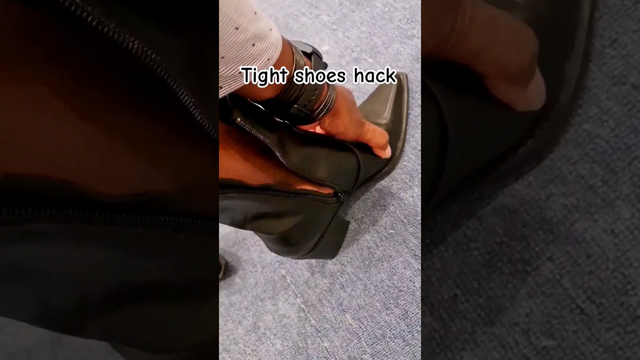 Quick Hack to Loosen Tight Shoes 👟✨