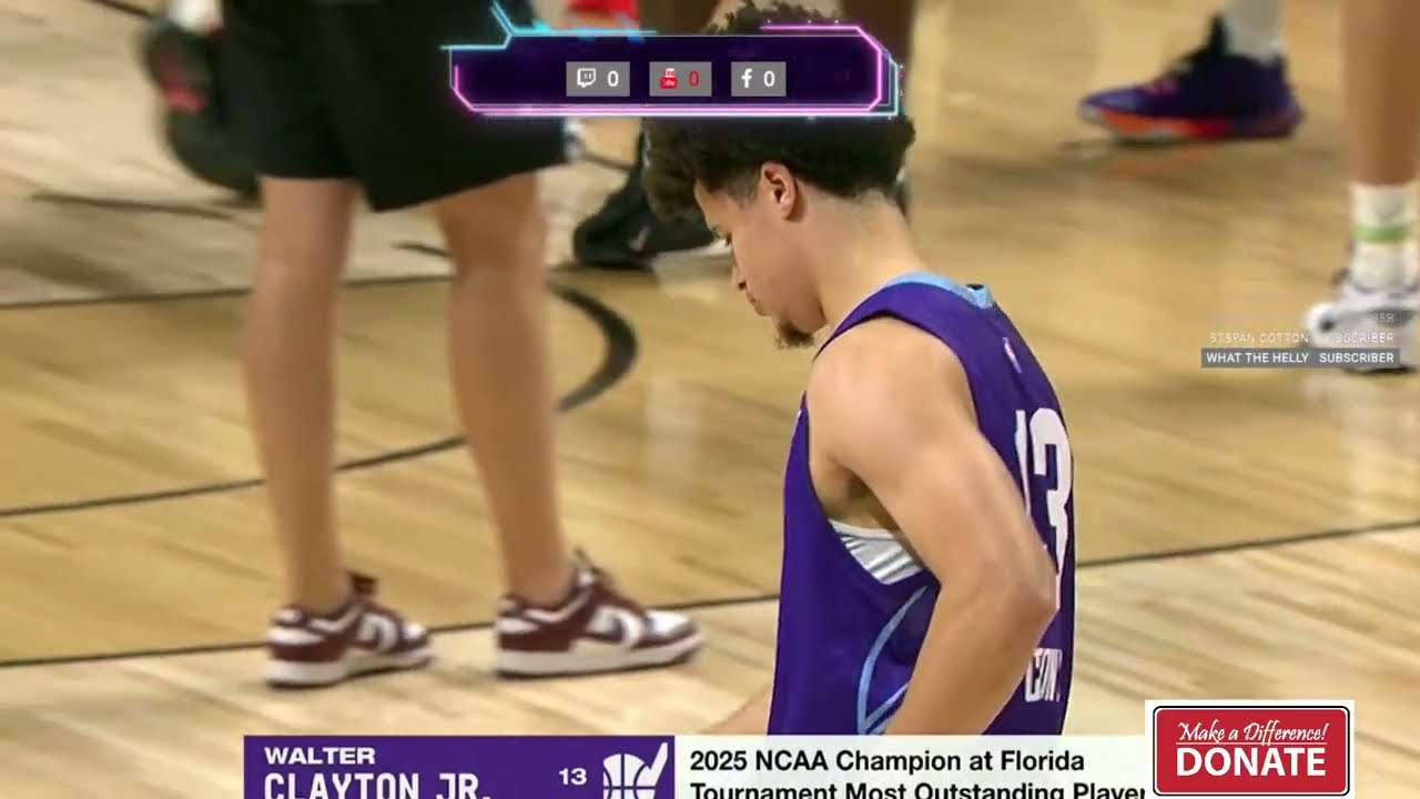 NBA 2K26 Summer League: Utah Jazz vs. Charlotte Hornets 🏀 | Rookie Ace Bailey Shines