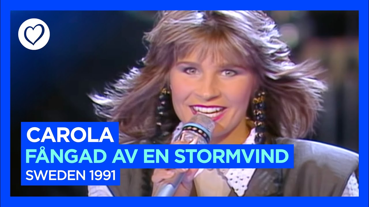 Carola - Fångad Av En Stormvind | Eurovision 1991 🇸🇪