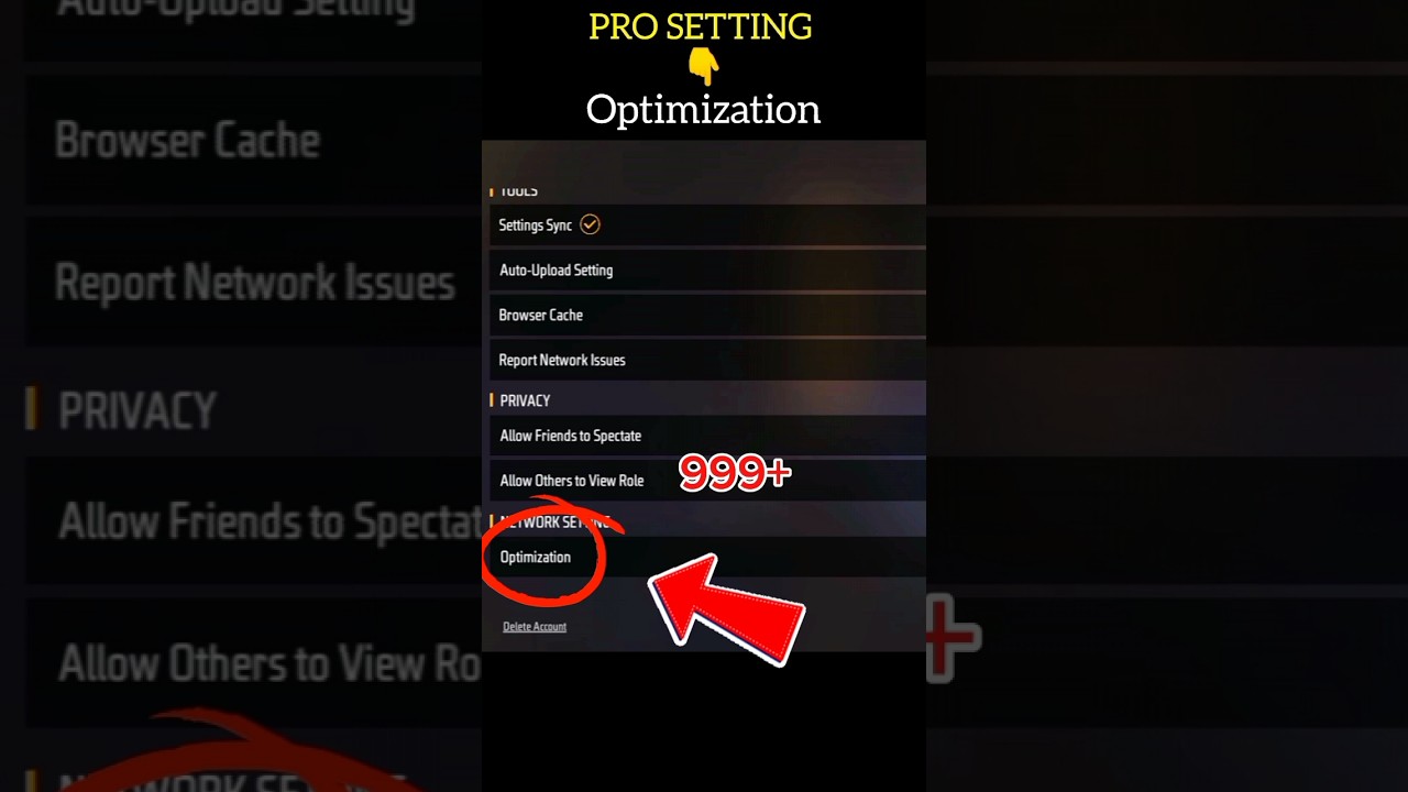Free Fire 999+ Ping Fix Optimization Setting ✅ WiFi + Mobile Data Full Solution 💯