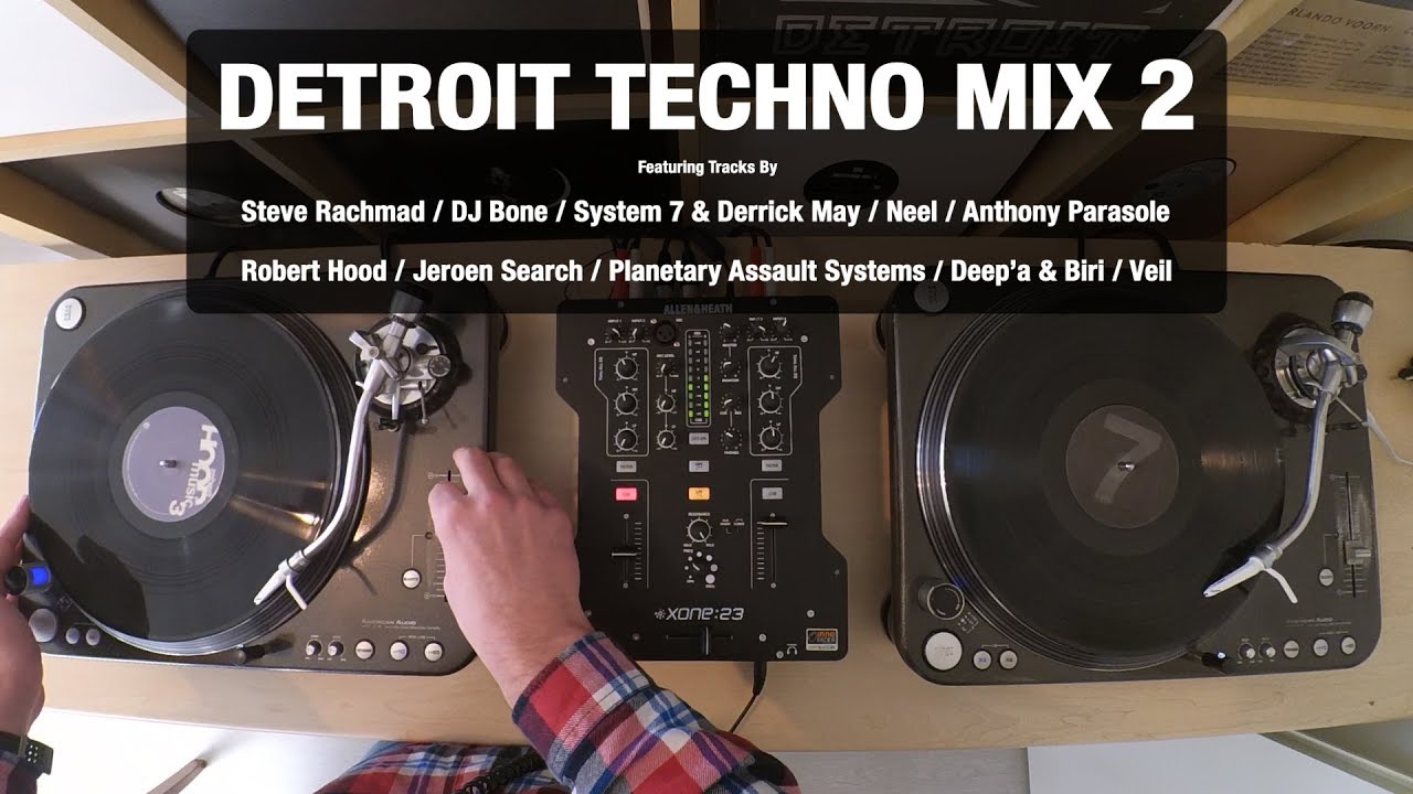 Detroit Techno Mix 2 🎶 with Tracklist & Vinyl