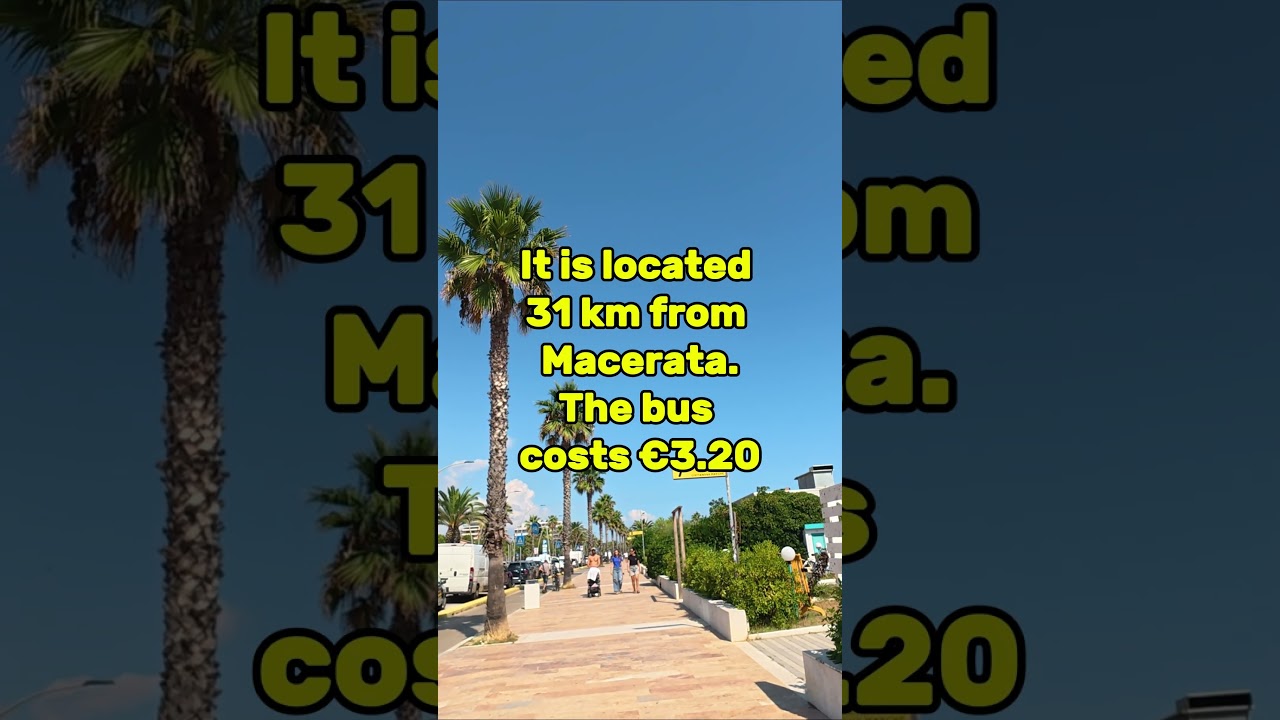 Experience the Charm of Civitanova Marche on a Sunny Day 🇮🇹