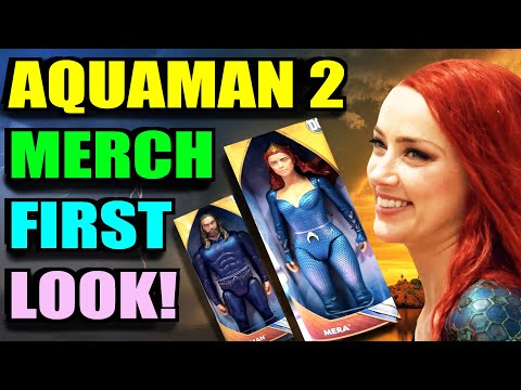 Aquaman 2 Merch and Amber Heard's Mera toy get first look!