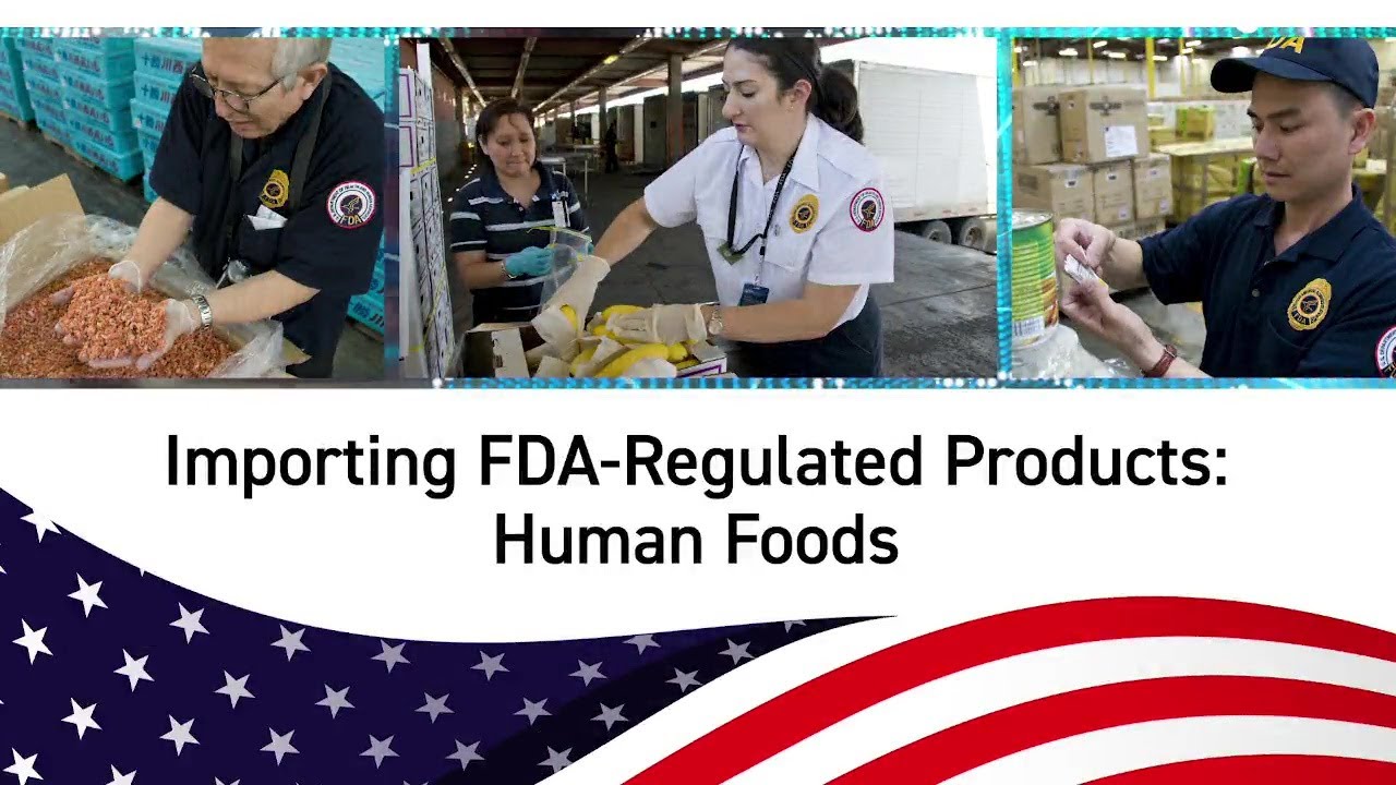 Importación de alimentos aprobados por la FDA 🍽️