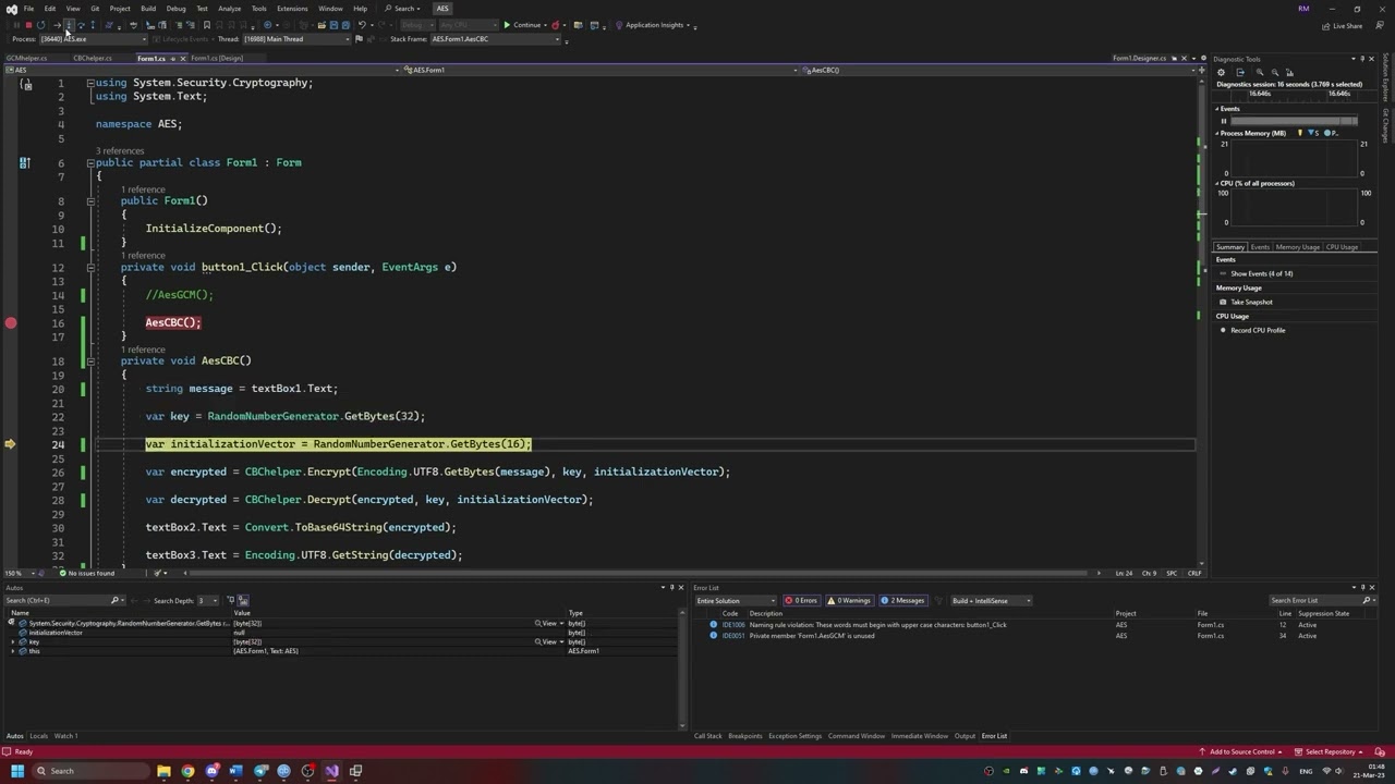 Complete C# Cryptography Course: Symmetric & Asymmetric Encryption, Hashes, Signatures & More 🔐
