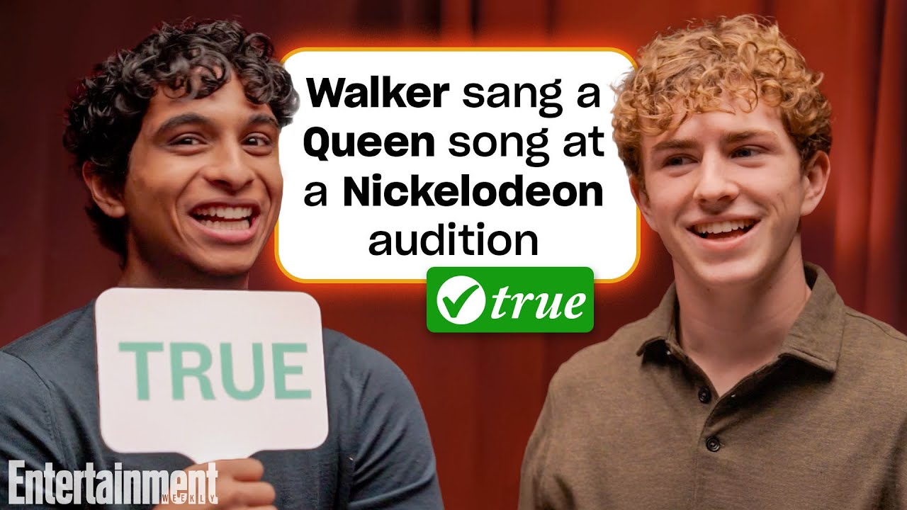 Percy Jackson Stars Walker & Aryan Play Lie Game 🎭