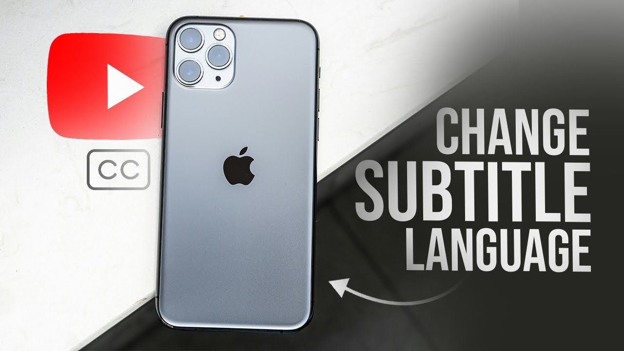 How to Change Subtitle Language in Youtube in iPhone (tutorial)