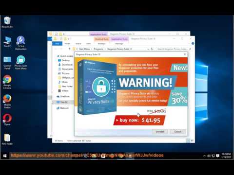 Uninstall Steganos Privacy Suite 18 on Windows 10