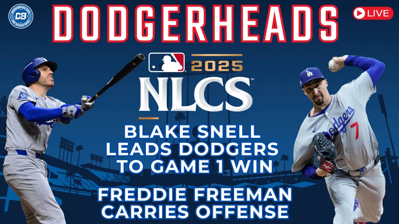 Blake Snell Shines in NLCS Game 1 as Dodgers Secure Win Despite Quiet Offense ⚾