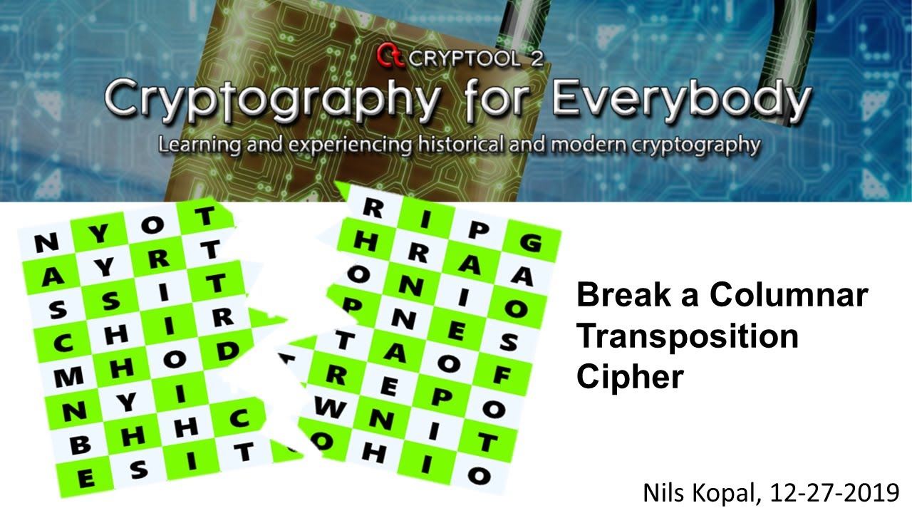 Mastering and Breaking the Columnar Transposition Cipher 🔓