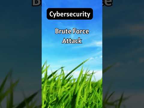 Cybersecurity Definition #15 - Brute Force Attack #shorts #short #bruteforce