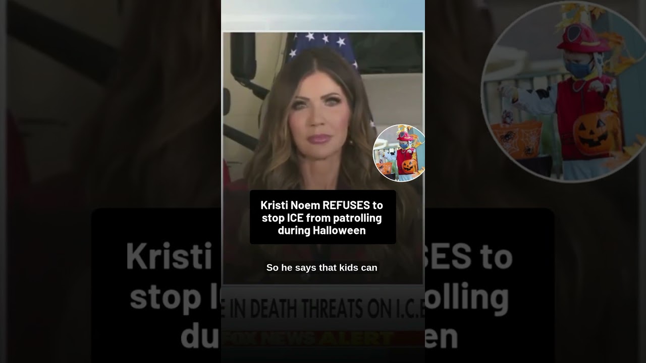 Kristi Noem Blocks ICE from Halting Halloween Patrols 🎃