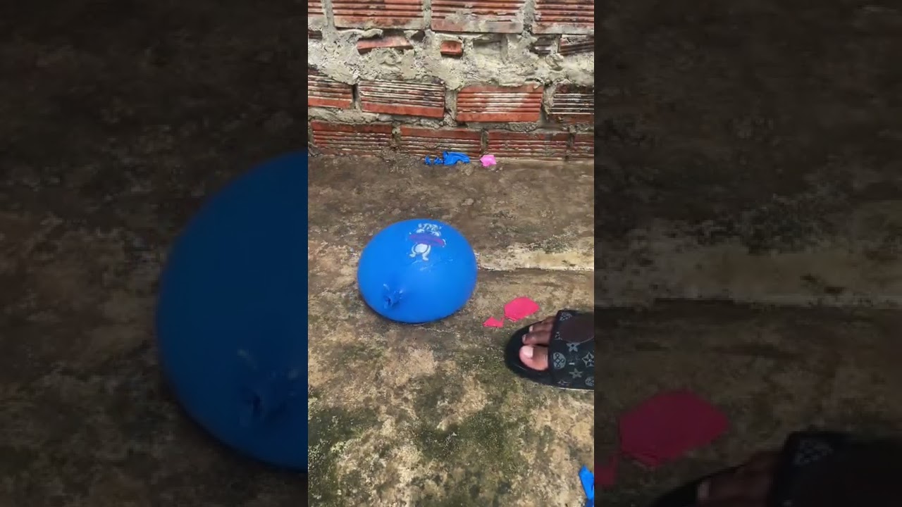 Water Balloon Jump Trick! 🎈 Amazing Skill #short