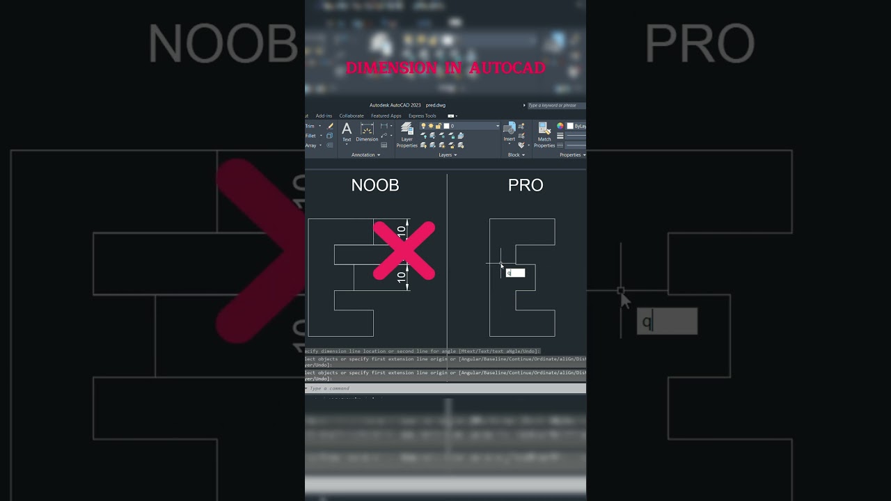 AutoCAD Dimensioning Tip for Faster Work