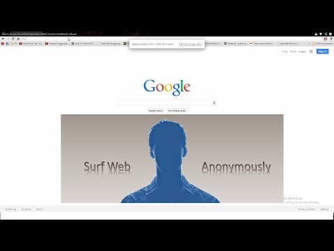 How to browse the web anonymously without download additional software