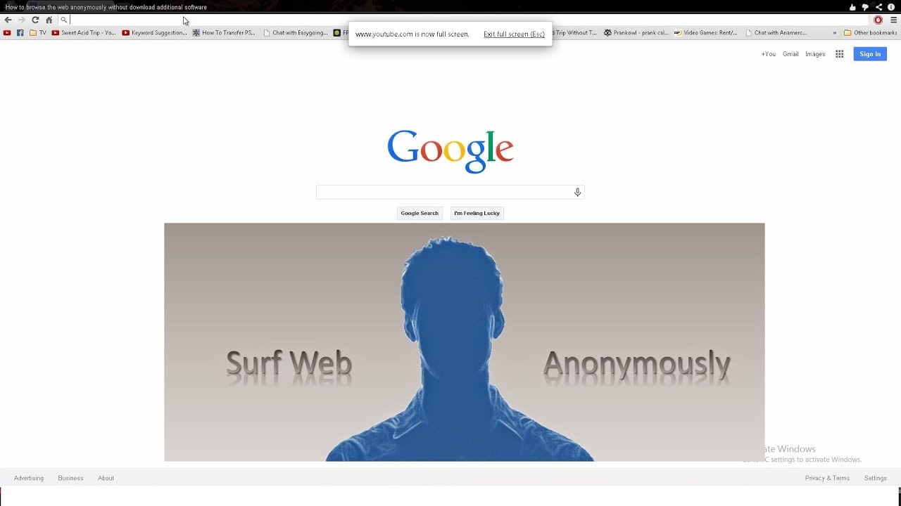 Browse the Web Anonymously Without Extra Software 🌐