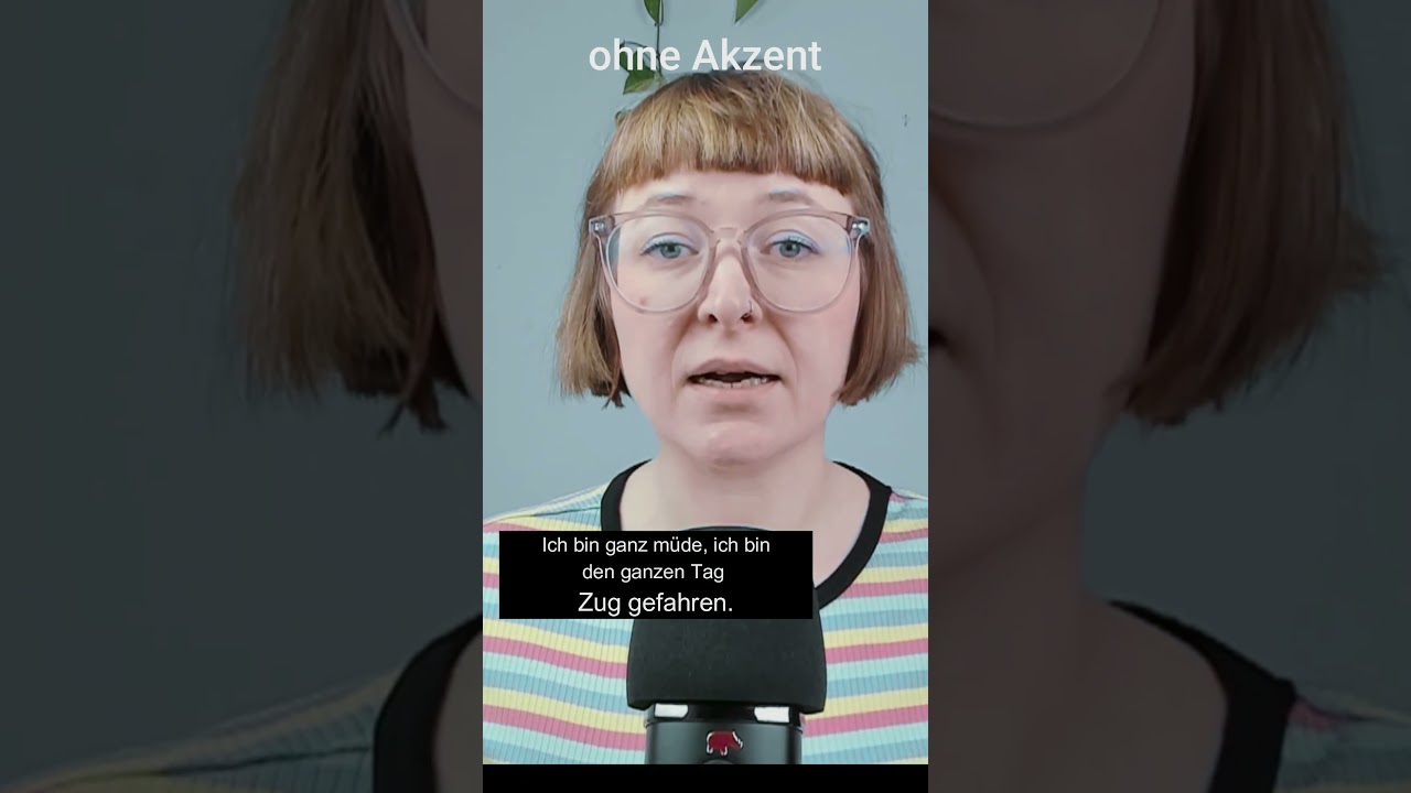 Richtige Aussprache von (mit dem) ZUG GEFAHREN: Aussprache verbessern mit häufigen Wörtern #shorts