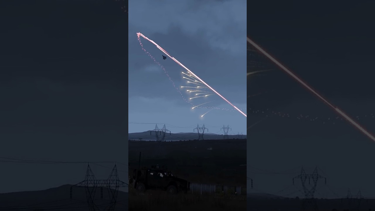 Su-57 Nearly Downed by C-RAM in ArmA 3 🇷🇺