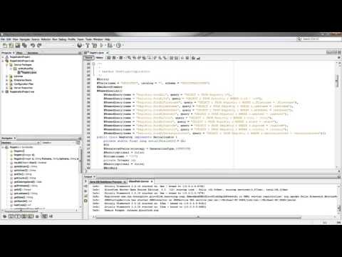 J2EE Registration Project (03) – Creating the EJBs
