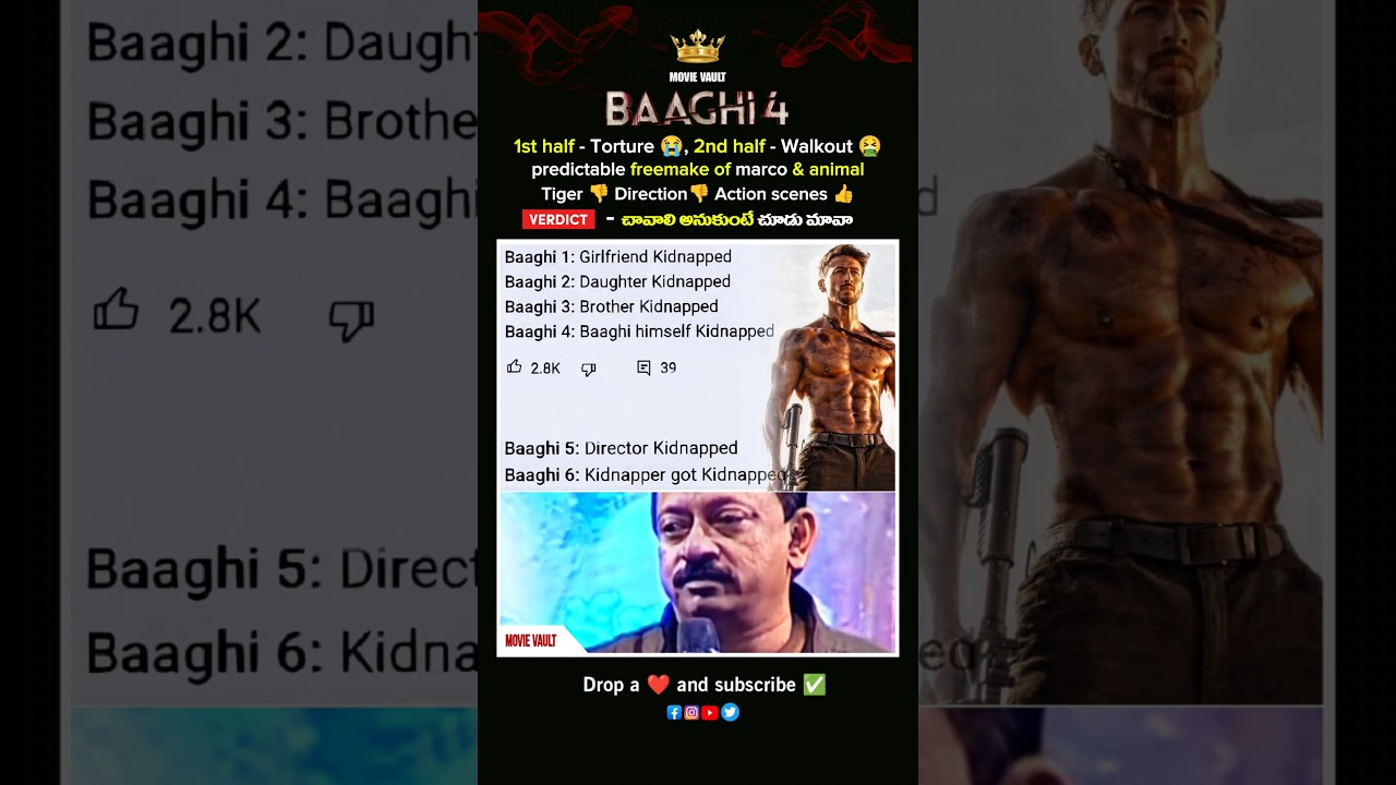 Baaghi 4 Movie Review: Action & Drama 😭🙏