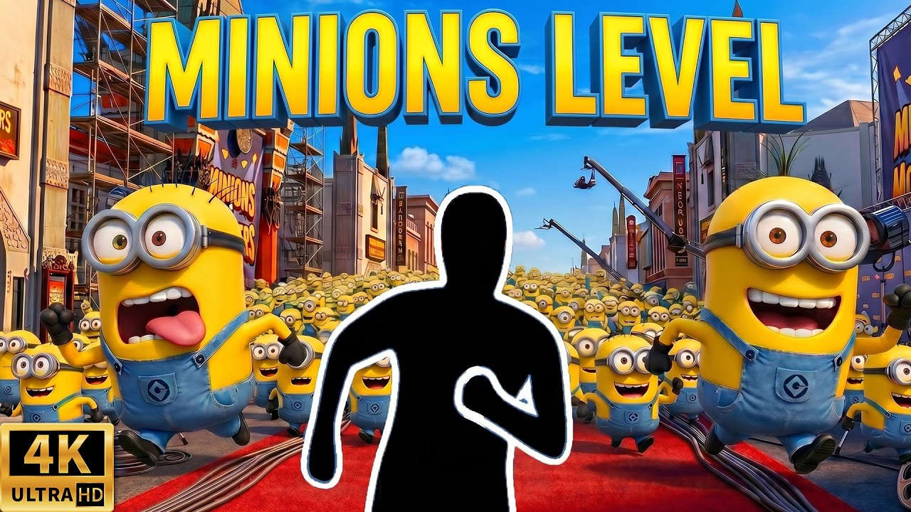 4K Interactive Warm-Up with Minions & Monsters 🎮