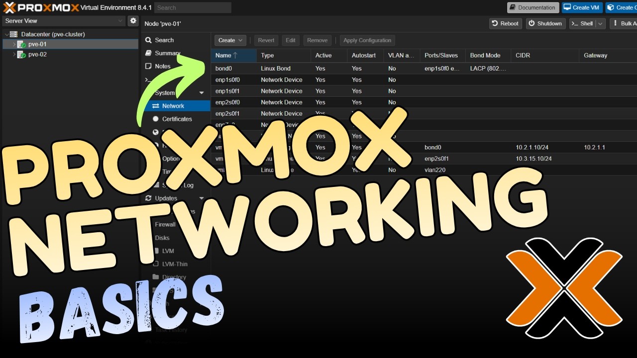 Proxmox Networking Basics for Beginners 🌐