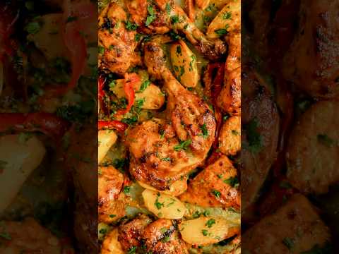 أروع و أسرع صينية دجاج مع البطاطس في الفرن #دجاج #بطاطا #جرب_الوصفة #دجاج_مشوي #وجبة_صحية