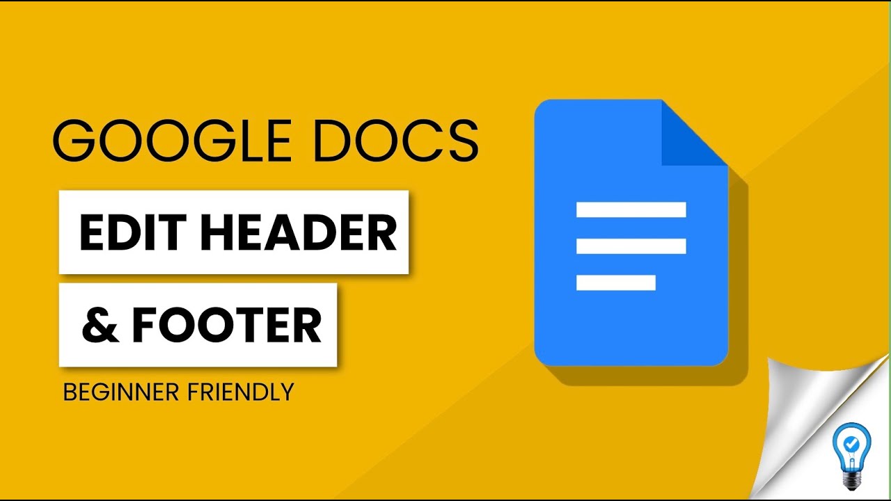 Edit Headers & Footers in Google Docs 📝