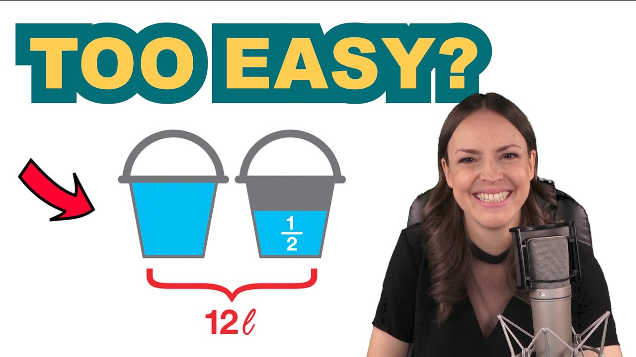 How Many Liters Fit in Each Bucket? | Math Puzzle