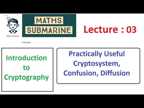 Cryptography Lecture 03: Practically Useful Cryptosystem, Confusion, Diffusion