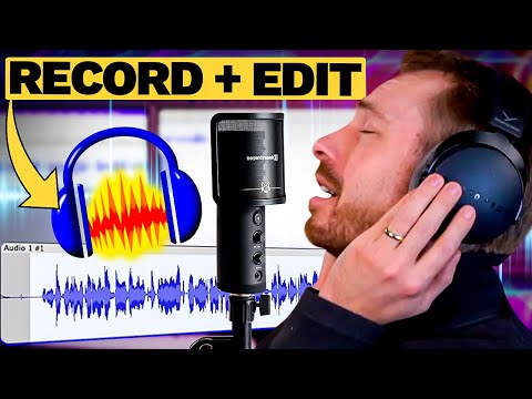 How to Record and Edit Your Voice in Audacity | FREE Recording & Editing Software | USB Mic Example
