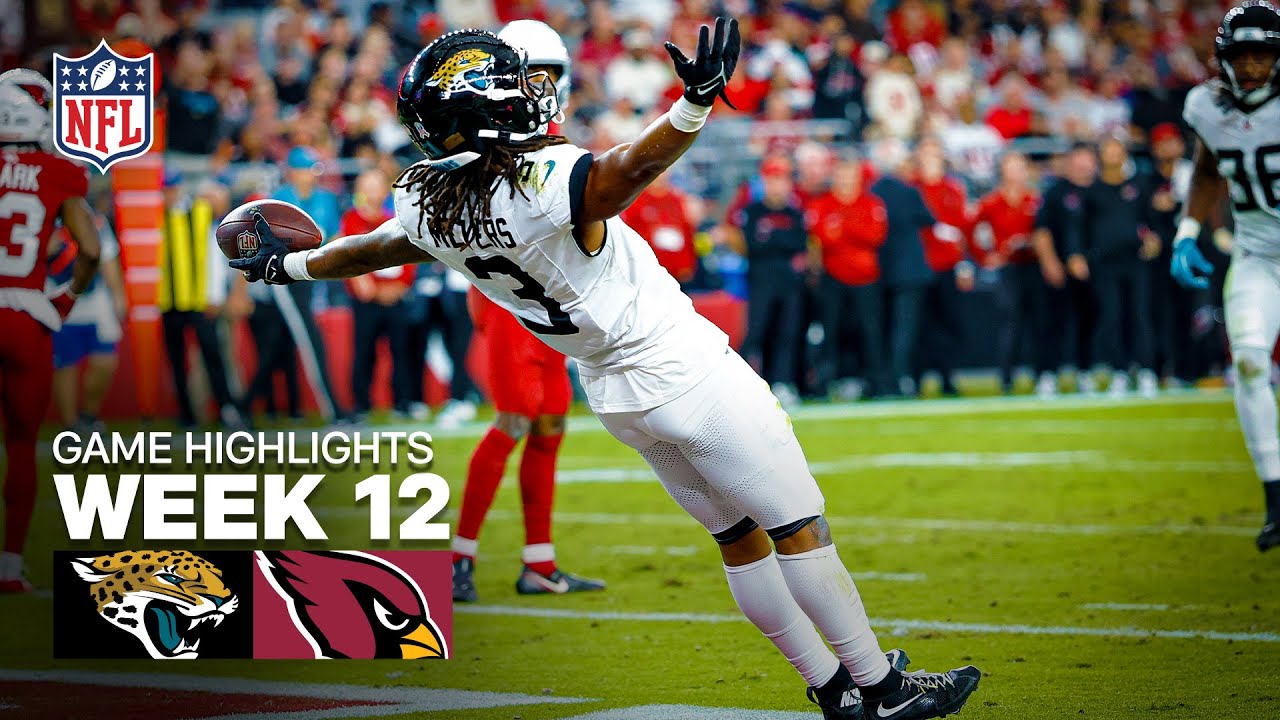 Jaguars vs Cardinals Week 12 Highlights 🏈