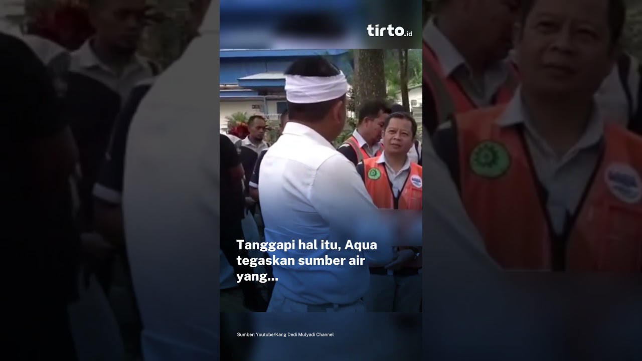 Aqua Klarifikasi Soal Sumber Air Sumur Bor ๐ง
