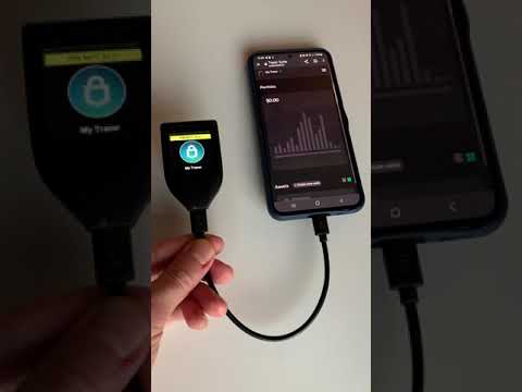 Trezor Suite in Chrome on Android