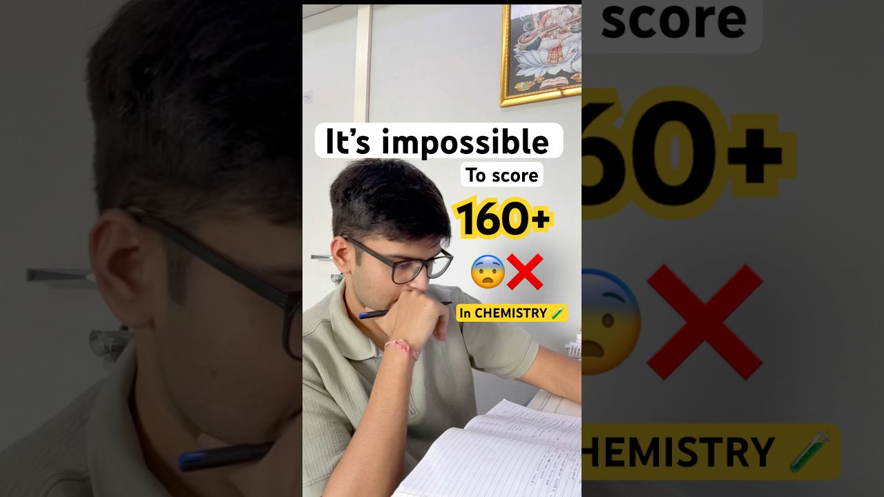 Achieve 160+ in NEET Chemistry with This Daily Routine! 🧪
