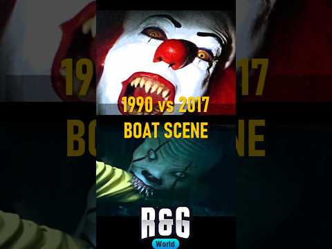 IT Horror Movie Boat Scene Comparison 1990 vs 2017 | #ytshorts #shortsfeed #youtubeshorts #short