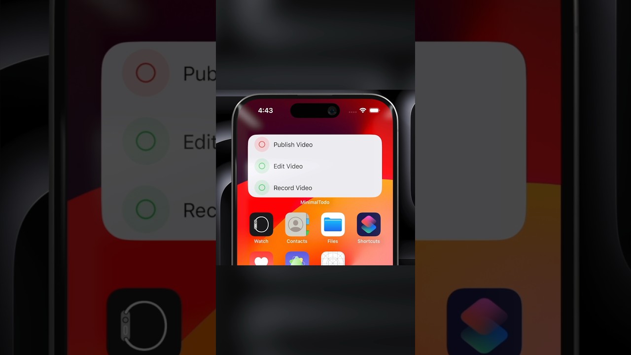SwiftUI Minimal Todo List with SwiftData & Widgets