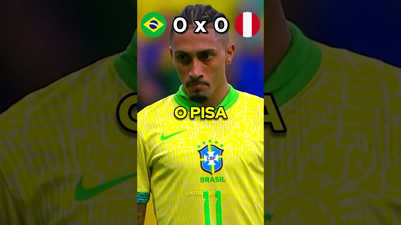 Brasil Dominou o Jogo contra o Peru! 🇧🇷