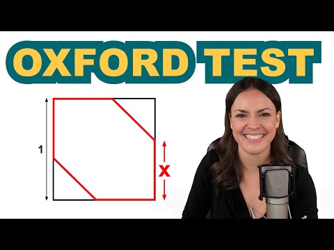 Oxford Admission Test – Find the value of x