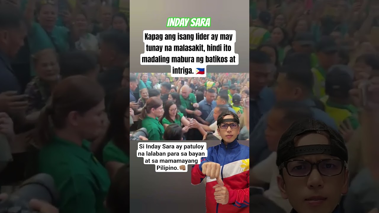 INDAY SARA KUKUYOGIN NG TAUMBAYAN #duterte #shorts #trending #viralvideo #vpsara #viral #fyp