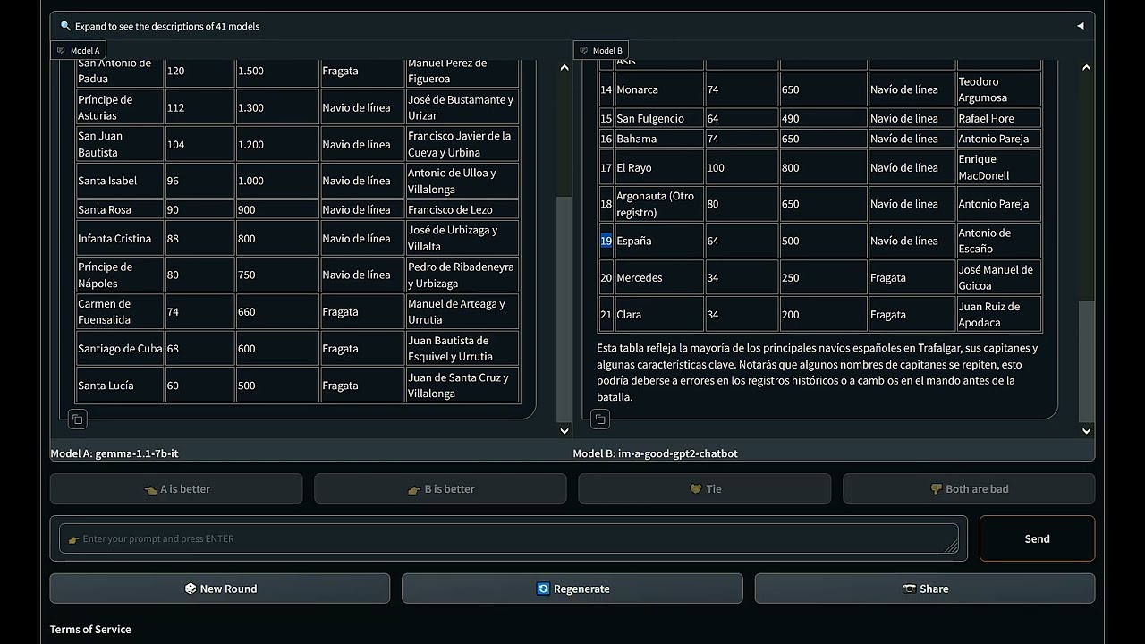 Chatbot Arena: Testing Two AI Language Models ๐ค