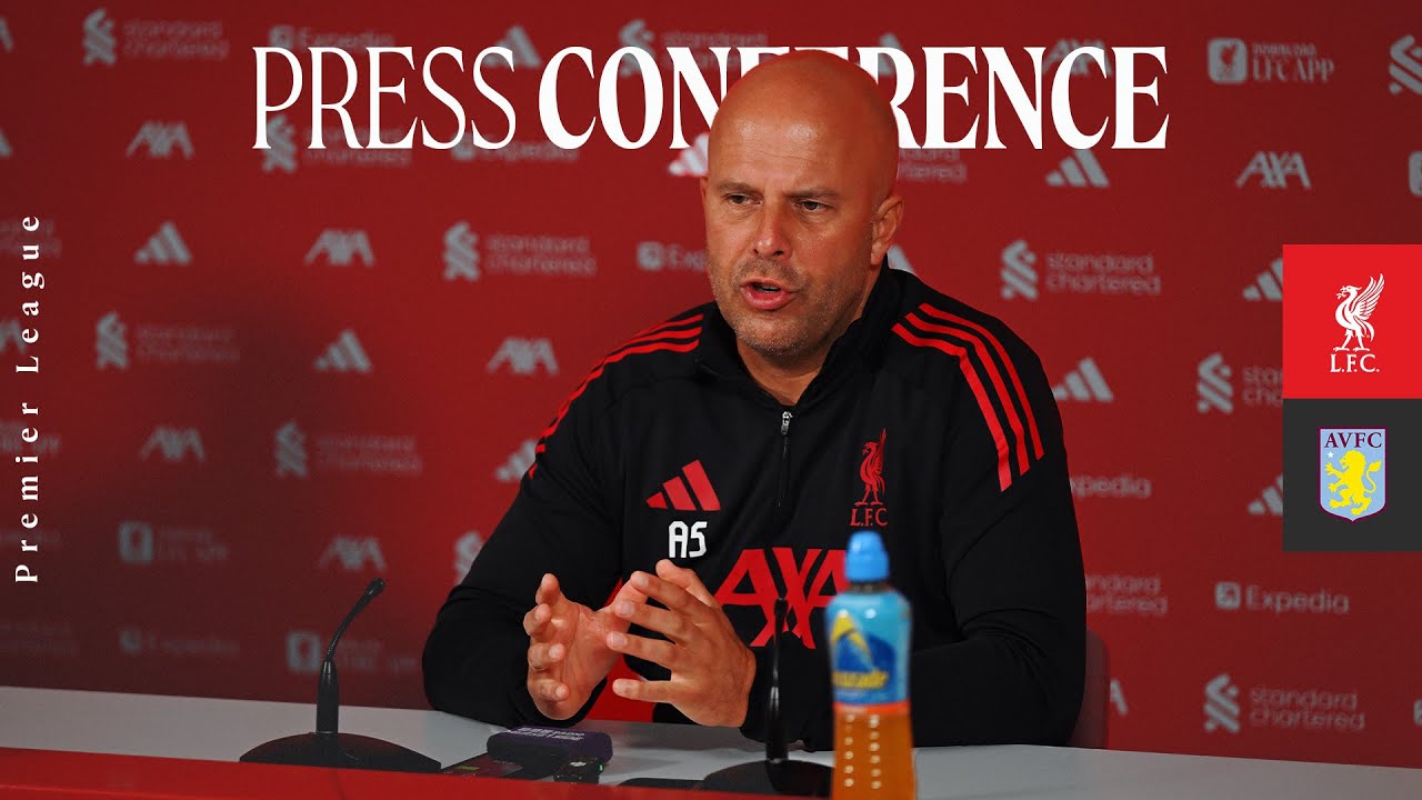 Liverpool vs Aston Villa Live Press Conference | Premier League Preview ⚽