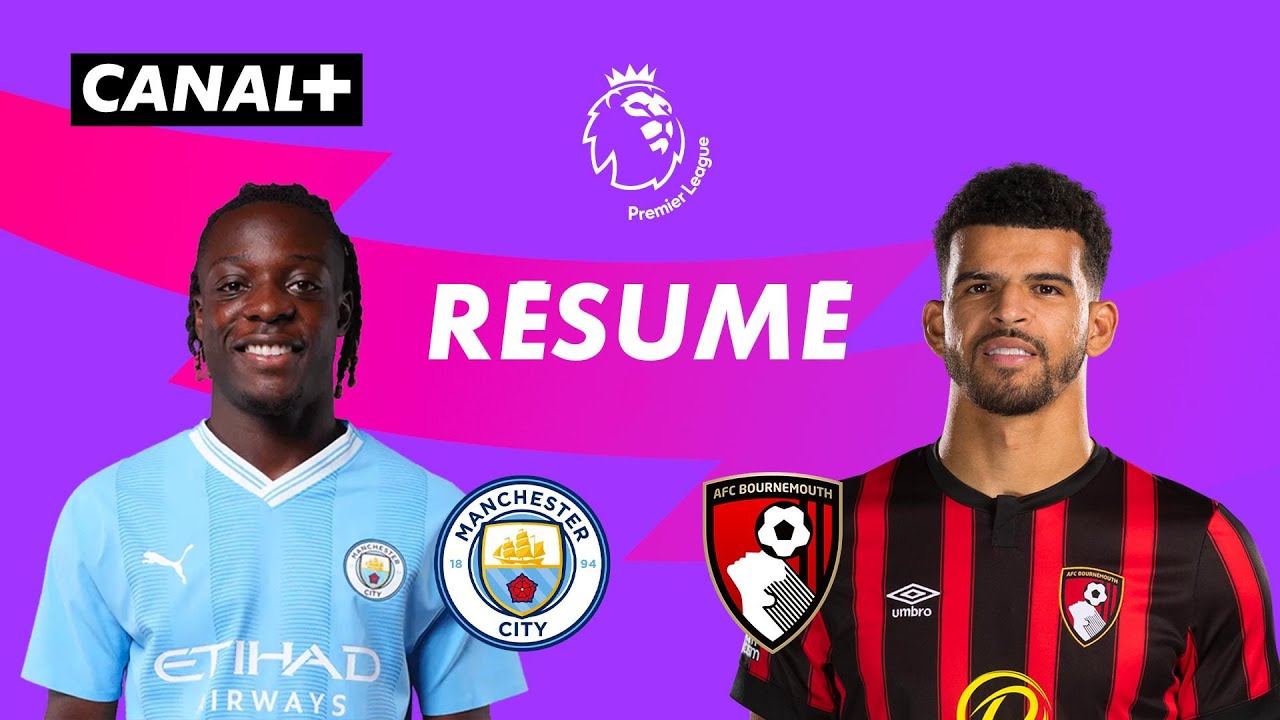 Manchester City vs Bournemouth : Résumé du Match de la 11e Journée de Premier League ⚽️