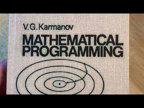 Mathematical Programming by V.G. Karmanov