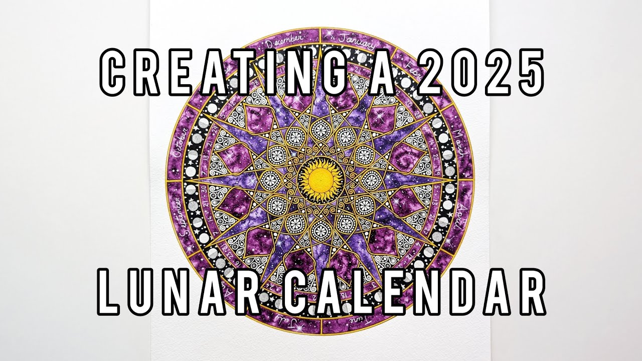 Designing the 2025 Lunar Calendar 🌙