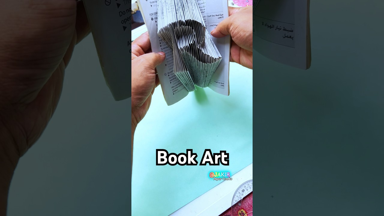 DIY Book Folding Art for Home Decor 📚