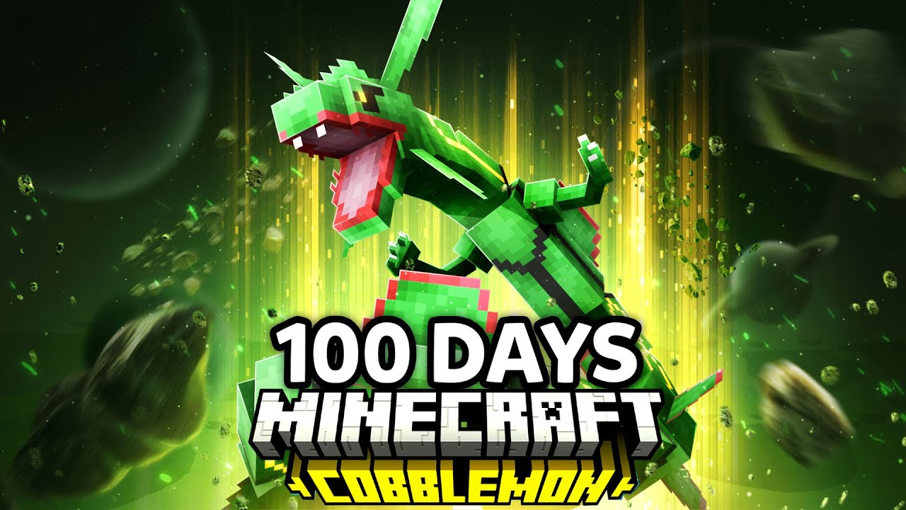 100 Days as a Legendary Pokémon Trainer in Minecraft 🧩